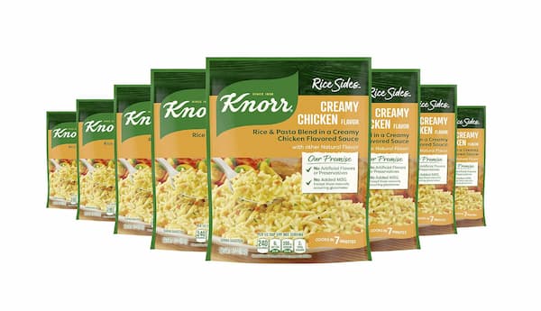 Knorr Rice Side Dish, Creamy Chicken, 5.7 oz (8-Count)