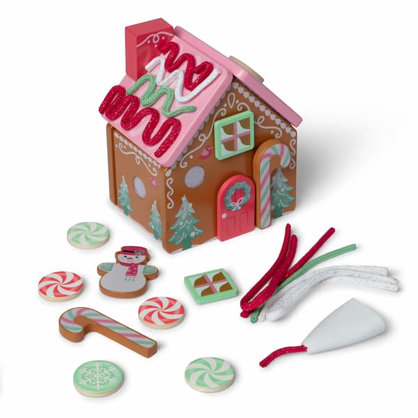 Melissa & Doug Pink Wooden Gingerbread House deal